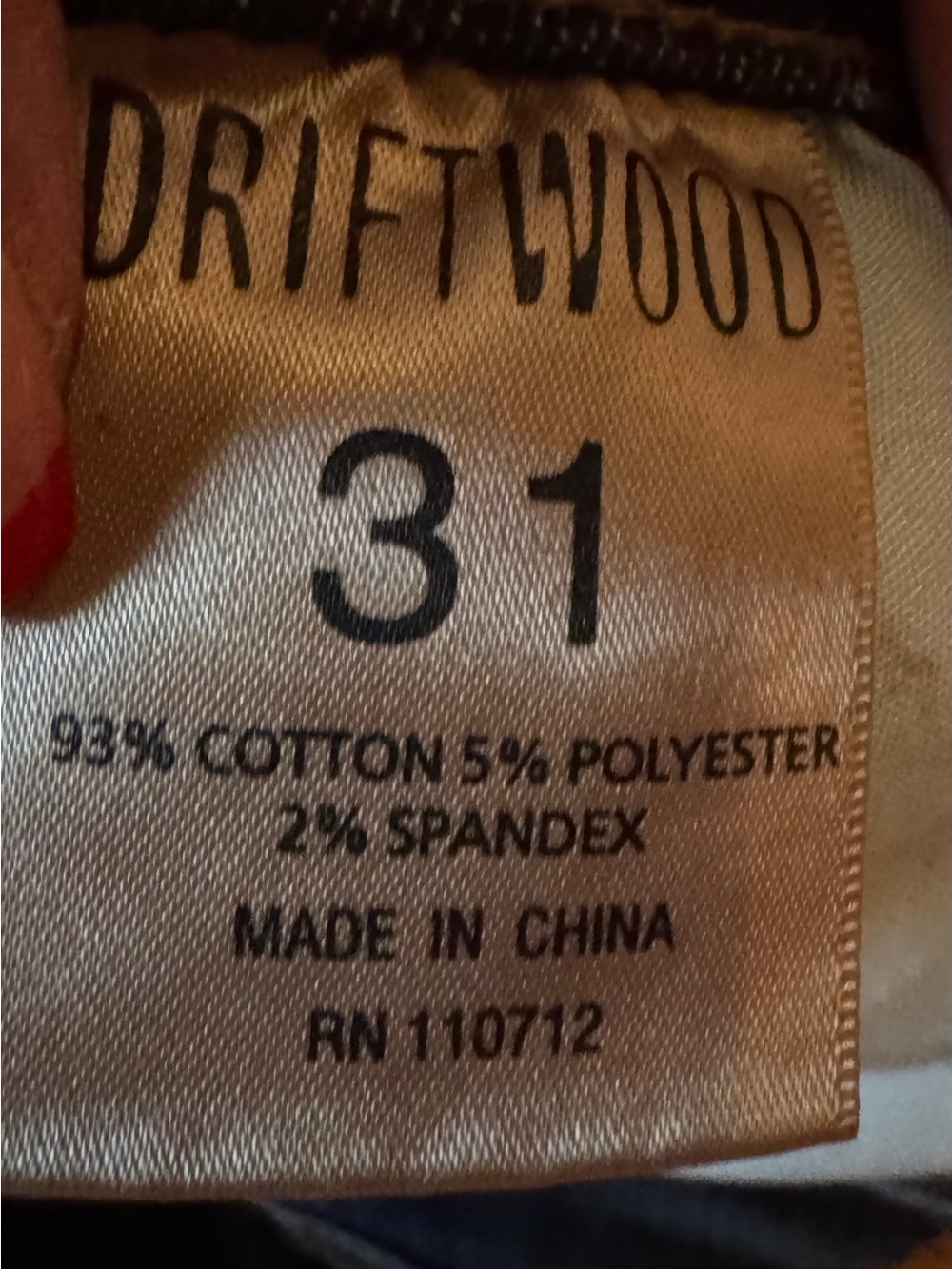 Driftwood Jackie Embroidered Distressed Jeans Rise 11" Inseam 28" Med Wash Sz 31 - Picture 13 of 15